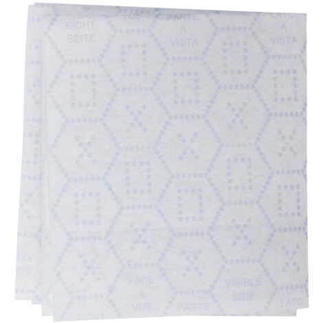 COM-FOUR Filtre Hotte Aspirante Plat 57x47 Cm – 2 Pièces Universel Découpable + Indicateur Saturation