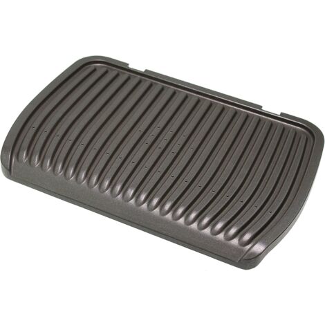 Tefal – Plaque de cuisson inférieure pour grill contact – Compatible modèles GC702D, GC712D, GC730D, GC7148 – Cuisson uniforme et savoureuse - TS-01039401