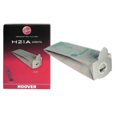 Lot de 5 sacs papier H21A PureHepa pour Aspirateur HOOVER 9173873 (1/2)