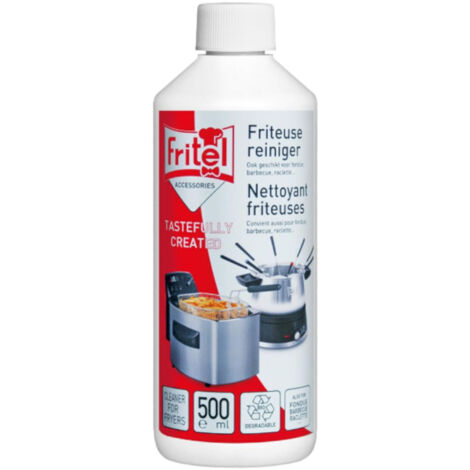 Nettoyant à friteuses 500ml inodore – Compatible FRITEL, SEB, MOULINEX – Nettoyage efficace sans traces – 135600