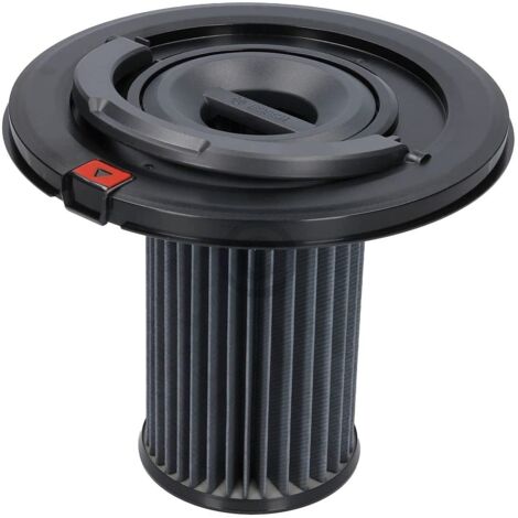 Filtre cylindrique pour aspirateur – Compatible Bosch – Type HEPA – Pour filtration efficace des poussières – Noir