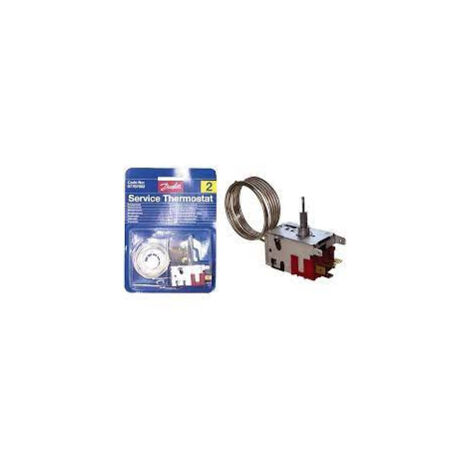 thermostat pour réfrigérateur 1 porte avec bouton poussoir degivrage Brandt - AS0003928 (1/5)