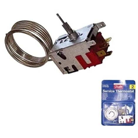 Thermostat Réfrigérateur Gorenje 596279 / Danfoss 077B6738 – Compatible Dégivrage Automatique, Tube 800 Mm