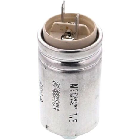 Thomson – Condensateur de démarrage 7.5 µF pour lave-linge – Haute capacité – Q160056