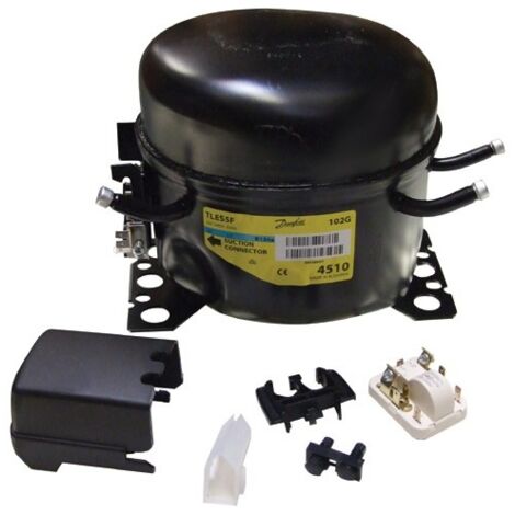 Whirlpool – Compresseur R134a 1/6cv pour réfrigérateur et congélateur – Efficacité énergétique – Référence 482000029945 – Pièce détachée essentielle