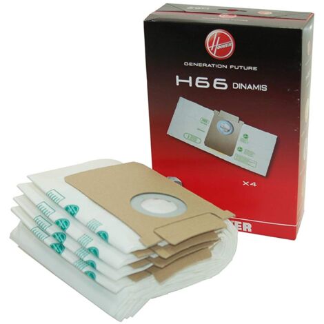 SACS (x4) H66 DINAMIS POUR ASPIRATEUR HOOVER (1/3)