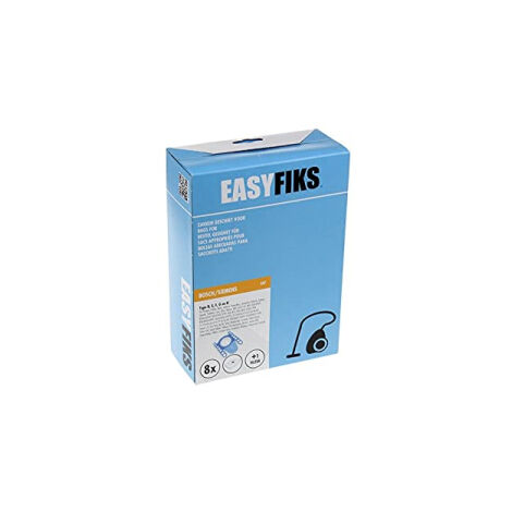 Lot de 8 sacs + 1 filtre adaptables pour aspirateurs Bosch - Siemens - Bluesky (1/3)