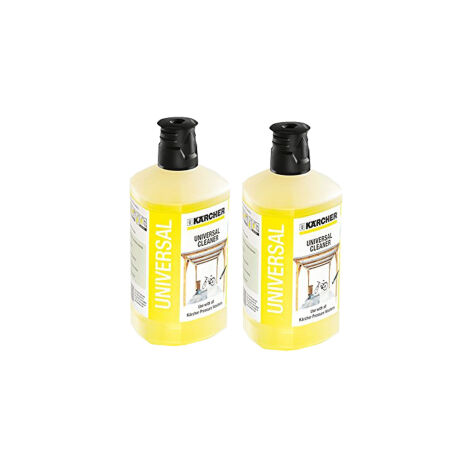 Lot de 2 nettoyants universel (1 litre /u) pour Nettoyeur Haute Pression KARCHER -
62957530 (1/3)