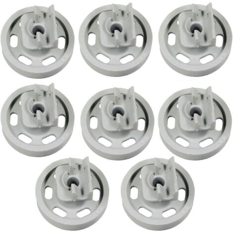 Lot de 8 roulettes panier inférieur pour lave-vaisselle AEG, Arthur Martin,
            Electrolux, Privileg, Zanker, Zanussi - 4071300307 (1/3)