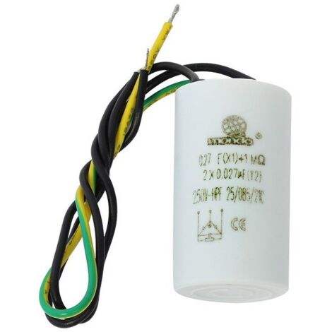 Brandt – Filtre antiparasite 0,1µF 2x0,015µF 2Mohm pour lave-linge – Réduction des interférences – Compatible avec plusieurs modèles