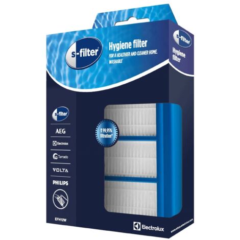 Filtre hepa lavable EFH12w dimensions : 15 x 12 x 2,5 cm pour Aspirateur ELECTROLUX
9001951194 (1/3)