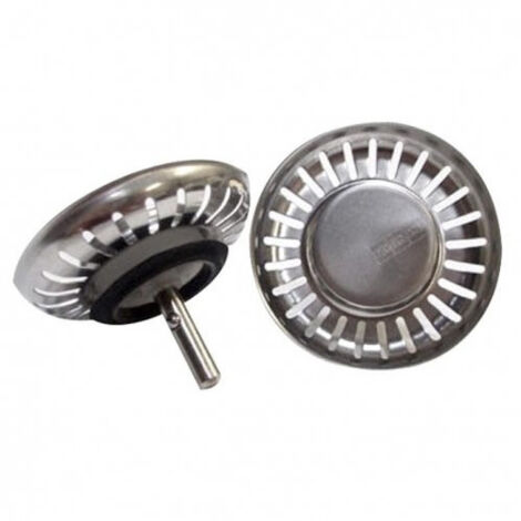 Bouchon évier avec filtre 81 mm – Panier à filtre manuel – Pièce authentique pour éviers Franke – Filtration efficace des débris
