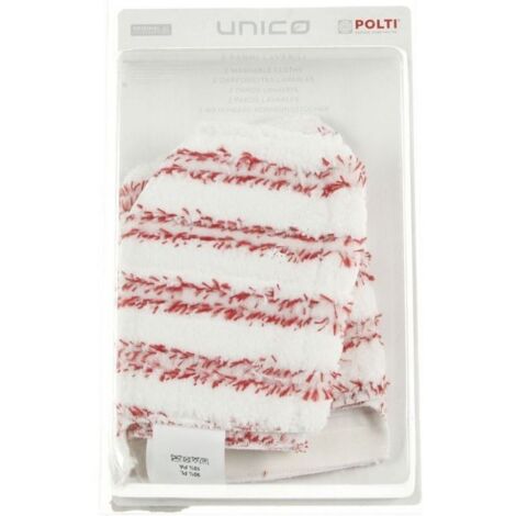 Kit 2 lingettes pour Nettoyeur Vapeur POLTI PAEU0286 (1/3)