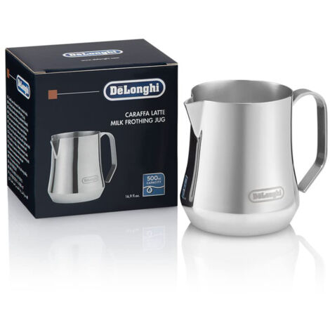 Pichet à mousse de lait en acier inoxydable de 500ml DeLonghi - AS00000268