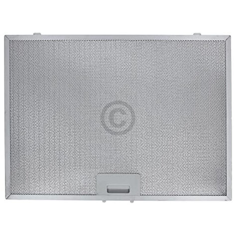 Filtre à graisse métallique compatible avec Bosch 00671276 - 425 x 320 mm - Pour
hotte aspirante.