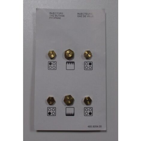 Kit d'injecteurs gaz butane pour plaque de cuisson – Compatible avec appareils BEKO – Installation facile pour cuisson professionnelle - 4490910032