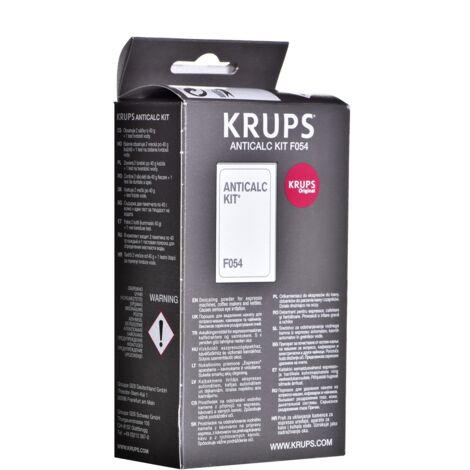 Krups – Sachets détartrants pour machines Nespresso et Dolce Gusto – Bâtonnet testeur de dureté – Prolonge la durée de vie des appareils