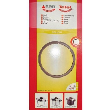 Joint de couvercle 8l/10l pour cocotte minute – Étanchéité optimale – Compatible modèles SEB 980158, 980156, 425900 – Caoutchouc durable