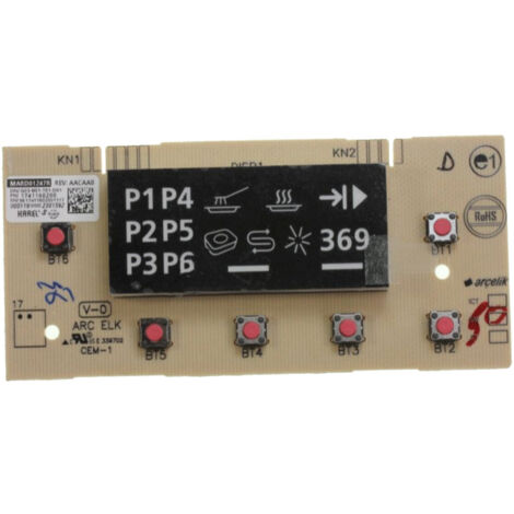 SOS Accessoire Carte électronique, module d'affichage pour Lave-vaisselle BEKO 1741160200