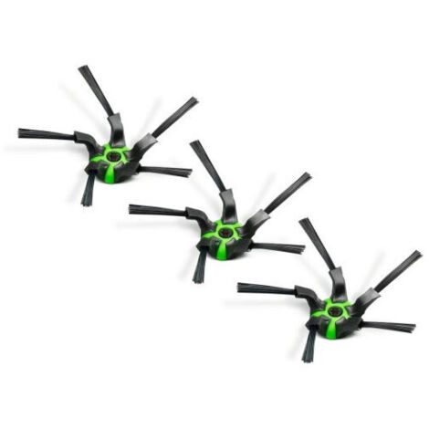 iRobot Pieces Authentiques Brosse de Coins (3X) - Compatible avec Roomba Serie s - Vert (1/3)
