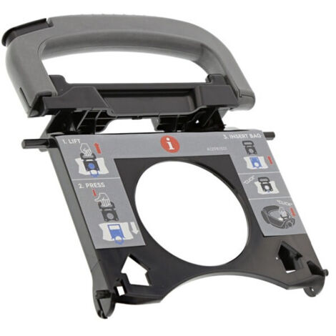 Support sac a poussiere noir pour aspirateur Electrolux 140111618033 (1/2)