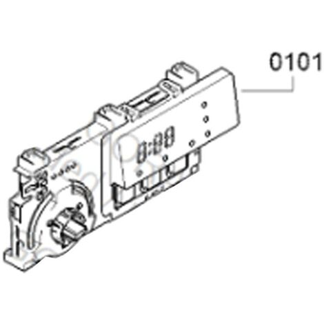 Module de commande d'origine (12032286, 00658607) Lave-vaisselle SIEMENS (1/2)