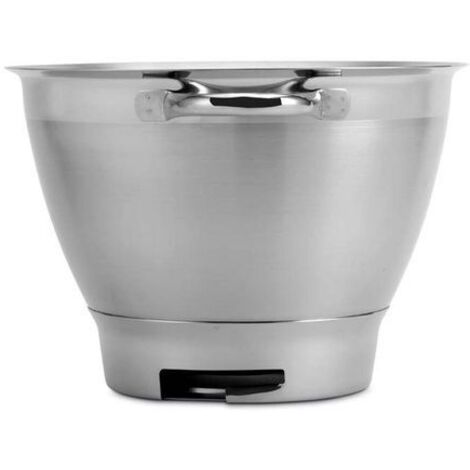 Kenwood KAT621SS Bol a melanger, Bol en acier inoxydable de 6,7 litres BOL ELITE XL SS, Accessoires pour robot de cuisine, Convient a tous les robots de cuisine de la serie Chef XL Elite KVL6000 (1/3)