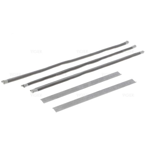 Supra – Kit de 3 joints de porte 99803 – 2 joints 41.5 cm, 1 joint 50 cm, 2 protège-joints inox 29.3 cm – Compatible poêles à bois - JTPB50