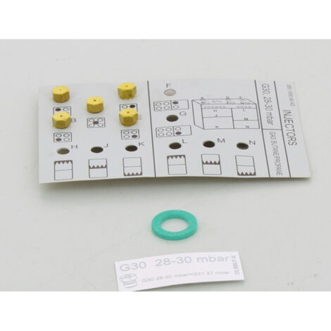 Kit injecteur gaz butane 4431930020 pour Cuisiniere BEKO, LEISURE