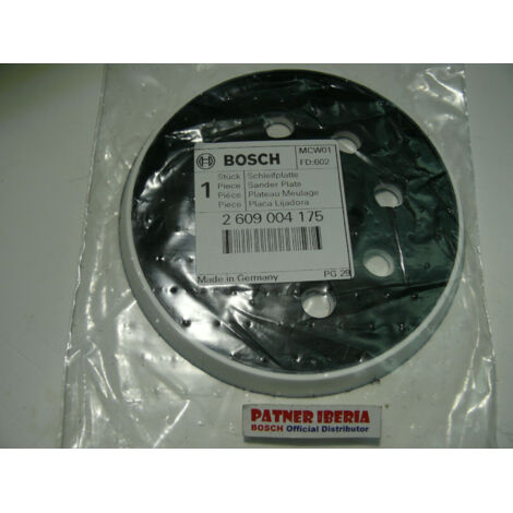 Bosch – Plateau de ponçage mi-dur 125 mm – Pour ponceuse PEX 300 AE et PEX 400 AE – Pour bois dur et teck – Coupe nette sans éclat