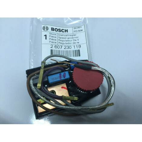 Bosch – Regulateur de vitesse 230-240V pour ponceuse excentrique GEX34-150 – Pour bois dur – Technologie de contrôle précis – 2607230119