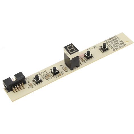 Clavier de commande (14,4 x 2,6 x 2,1 cm) pour hotte aspirante AEG, Electrolux, Arthur Martin, Best, Kuppersbusch - 50288282002