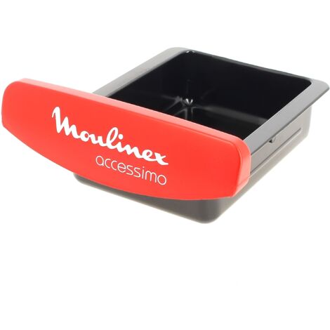 Moulinex – Bac de récupération de jus pour plancha – Accessoire de cuisson compatible – Collecte efficace des graisses et jus – Modèle Accessimo (1/2)