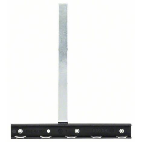 Adaptateur pour rail de guidage – Compatible scies circulaires Bosch – Métal noir gris – Pour coupes précises et droites