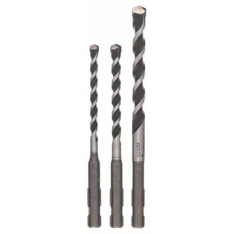 Bosch Outillages 2609256918 carbure de tungstene Jeu de forets polyvalents 3 pieces 5 mm, 6 mm, 8 mm SDS-Quick 1 set C91315 (1/5)