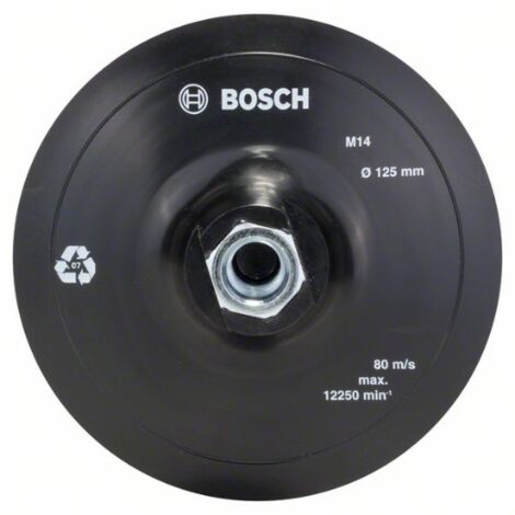 Bosch – Disque à lamelles 125mm – Grain 80 pour meuleuse – Pour bois dur et teck – Système de verrouillage de contact
