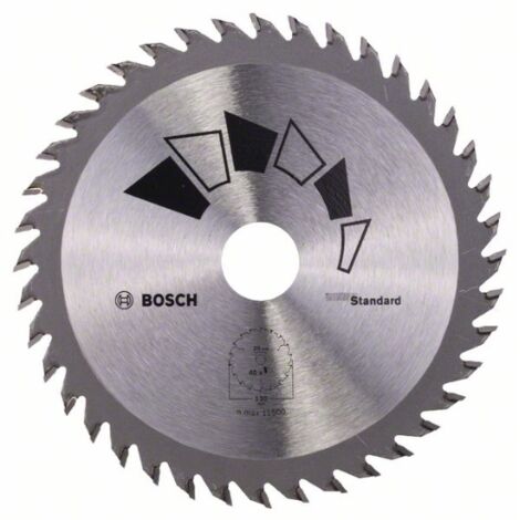 Bosch – Lame de scie circulaire 13 cm – Pour bois dur et teck – 24 dents – Alésage 30 mm – Coupe nette sans éclat (1/6)