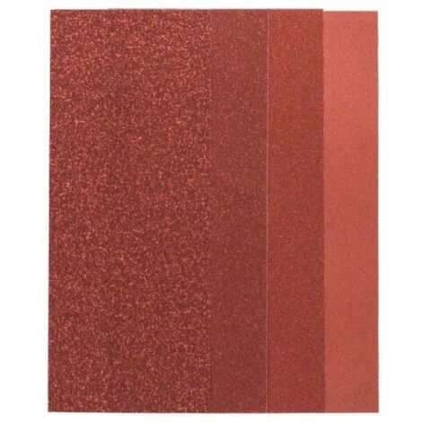 Papier de verre pour ponceuse orbitale, grain 60, 80, 120, 240, 25 pièces BOSCH 2607019498 (1/7)