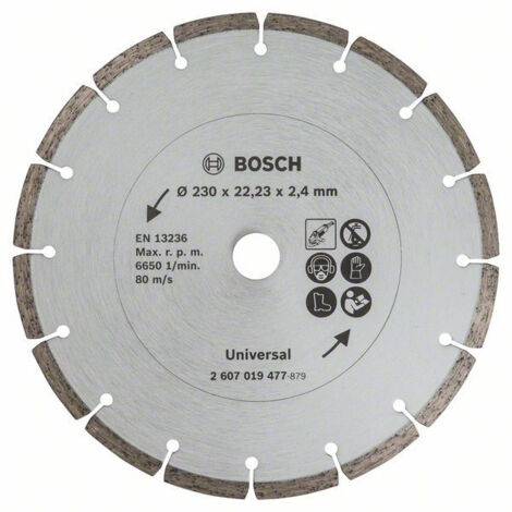 Bosch Outillages 2607019477 Disque diamant pour Meuleuse maconnerie 230 mm (1/4)