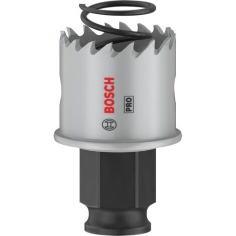 Bosch 1x Scie trepan PRO Sheet Metal Power Change Plus (pour Toles en acier inoxydable, Toles en acier, O 30 mm, Professional Accessoire Perceuses/visseuses rotatives)