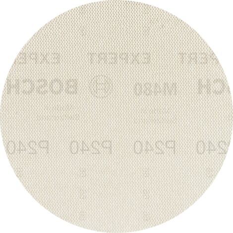Bosch 50x Abrasifs reticules EXPERT M480 (pour Peinture sur bois, Bois dur, O 150 mm, Grain 240, Professional Accessoire Ponceuse excentrique, Ponceuse excentrique) (1/10)