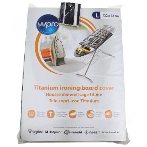 Wpro - housse pour planche a repasser 122x42cm - 484000008534 - (1/2)