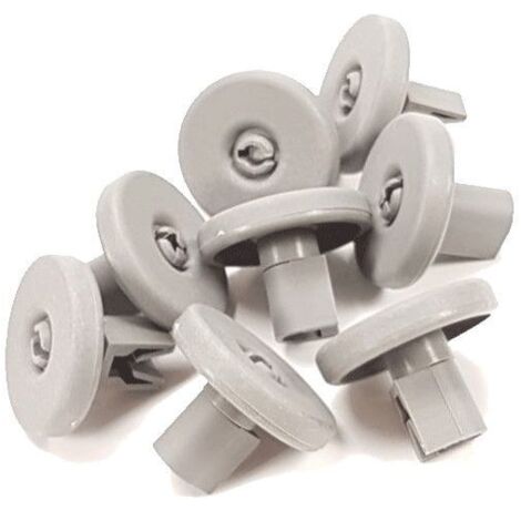 Lot de 8 roulettes pour panier inférieur de lave-vaisselle – Compatibles AEG, Arthur Martin, Electrolux, Faure, Zanussi – Ø40 mm