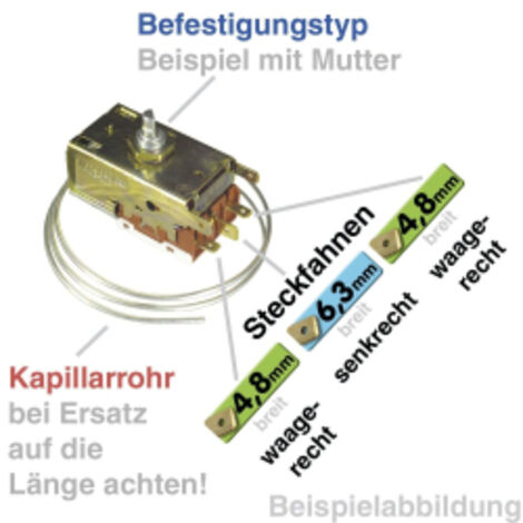Bauknecht Whirlpool 480131100526 Thermostat de refroidissement K59-S1895/500 Ranco et autres modeles