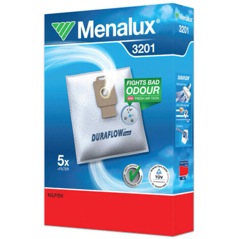 SOS Accessoire Lot 5 sacs + 1 filtre moteur Aspirateur 9001961854 NILFISK (1/2)
