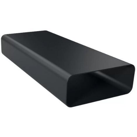 Bosch HEZ9VDSM1 Accessoires pour plaques de cuisson avec hotte aspirante, canal plat droit 50 cm, noir, fabrique en Allemagne (1/2)