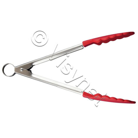 Cuisipro - pince universelle (avec silicone) - rouge 24 cm - (1/2)