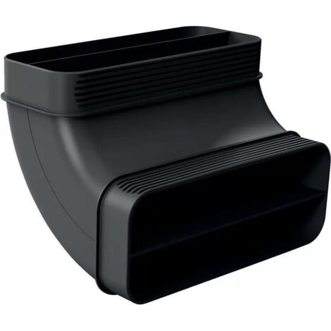 Siemens HZ9VDSB2 Accessoire Coude Plat Noir pour Hotte (1/3)