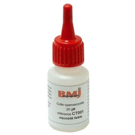Colle cyanoacrylate flacon 20g – Pour joint réfrigérateur et congélateur – Résistance à l'humidité – Application précise