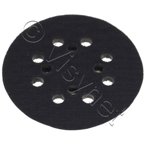 Plateau de poncage caoutchouc (O 120 mm) adapte aux ponceuses Stanley - Black & Decker (1/2)
